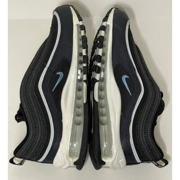 Nike | Air Max 97 Low Running Shoes Black Dark Obsidian University Blue - Picture 5 of 7